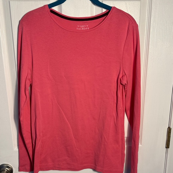 Talbots Tops - Talbots Coral Long Sleeve Tee